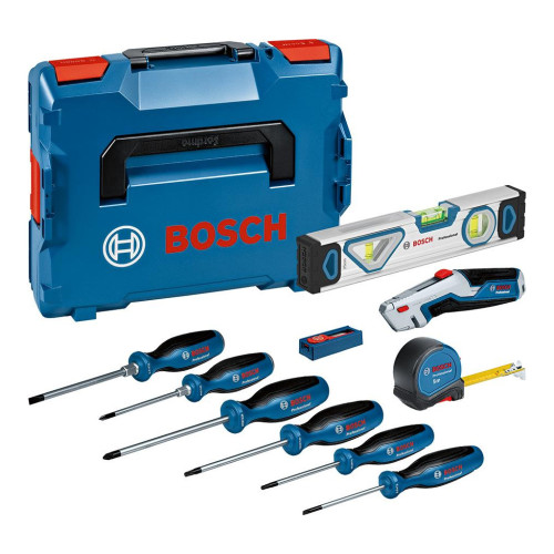 Набір інструментів Bosch 19 шт, рулетка 5м, рівень 25см (0.615.990.N2R) – BOSCH