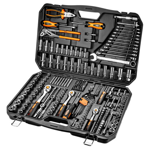Набір інструментів Neo Tools 233шт, 1/2", 1/4", 3/8", CrV, кейс (10-078) – Neo Tools (вид 2)