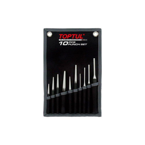 Набір інструментів Toptul добійників і кернів, 10шт., чохол (GPAQ1001) – TOPTUL