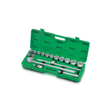 Набор инструментов Toptul с трещоткой 3/4" 17шт. (12-гр.) (GCAI1702)