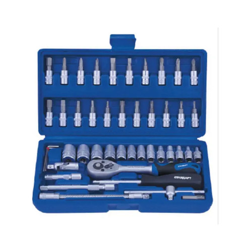 Набор инструментов Стандарт в кейсе 1/4" 46 шт. (ST-1446) – Стандарт