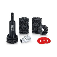 Набор инструментов Toptul для чистки колесных ступиц 14шт. (JGAS1401)