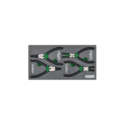 Набор инструментов Toptul для стопорный колец 4шт. (в ложементе) (GEA0408) – TOPTUL