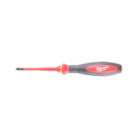 Отвертка Milwaukee VDE диэлектрическая тонкая PZ1х80мм (4932471450)