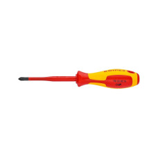 Отвертка KNIPEX с крестовым шлицем Pozidriv VDE (98 25 02 SL)