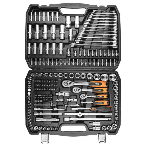 Набор инструментов Neo Tools 1/2", 3/8", 1/4", 216 шт. (10-216) – Neo Tools (вид 1)