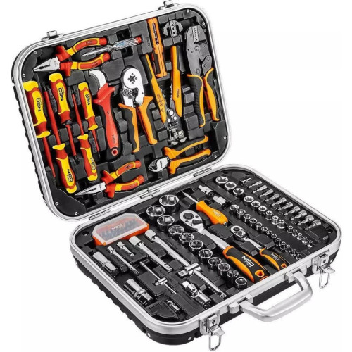 Набір інструментів Neo Tools діелектричних VDE 1000V, 108шт, CrV, кейс (01-310-1) – Neo Tools