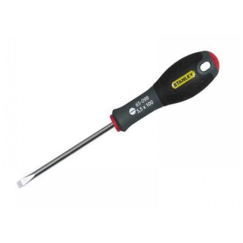 Отвертка Stanley FatMax, шлиц SL5.5 х100мм, расширяющееся жало. (1-65-098) – Stanley