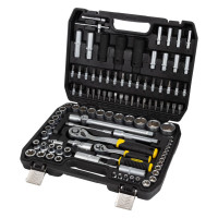 Набор инструментов Sigma насадок торцевых и с1/4" 1/2" 114шт CrV (6003781)
