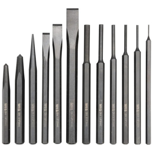 Набор инструментов Yato зубил и кернов 12 шт. (YT-4714) – YATO (вид 1)