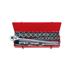 Набор инструментов KING TONY 3/4" дюймовых 12-гранных 23 шт. (6023SR)