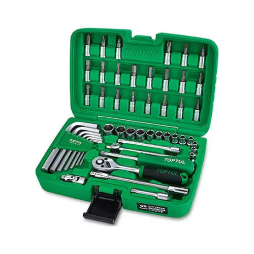 Набор инструментов Toptul в кейсе 1/4" 49шт. (GCAI2492) – TOPTUL