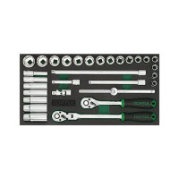 Набор инструментов Toptul 3/8" 30шт. в ложементе (GVA3002)