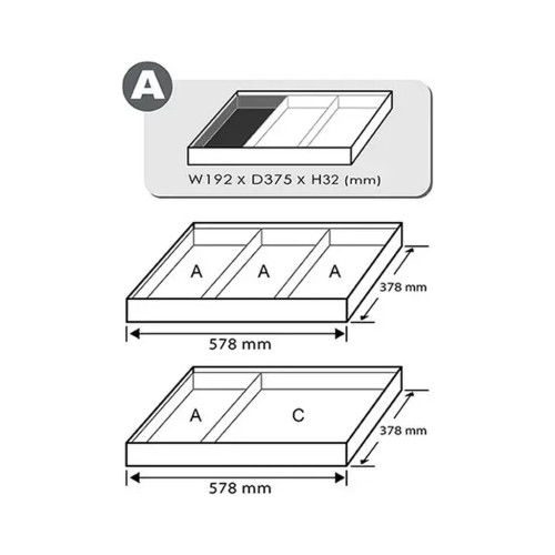 Набор инструментов Toptul 3/8" 30шт. в ложементе (GVA3002) – TOPTUL (вид 1)