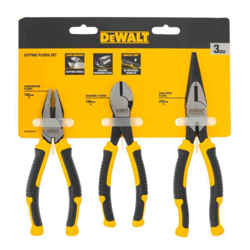 Набор инструментов DeWALT шарнирно-губцевых LASER HARDENED, 3 шт (DWHT82813-0) – Dewalt (вид 1)