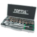 Набір інструментів Toptul комбінований 1/2" 43од. (дюйм+метр.) (GCAD4303) – TOPTUL