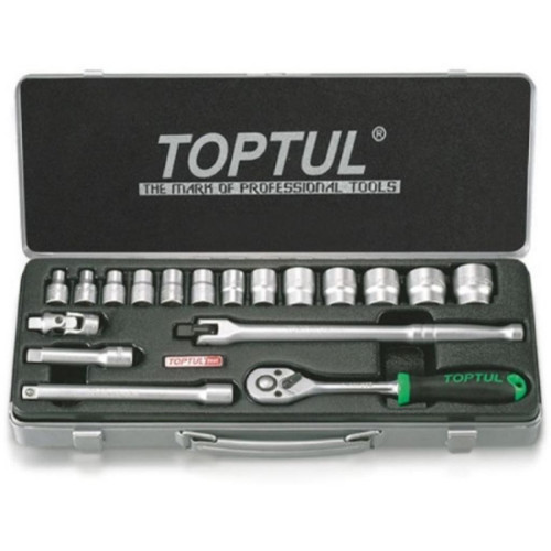 Набір інструментів Toptul 3/8" 18од. (GCAD1806) – TOPTUL