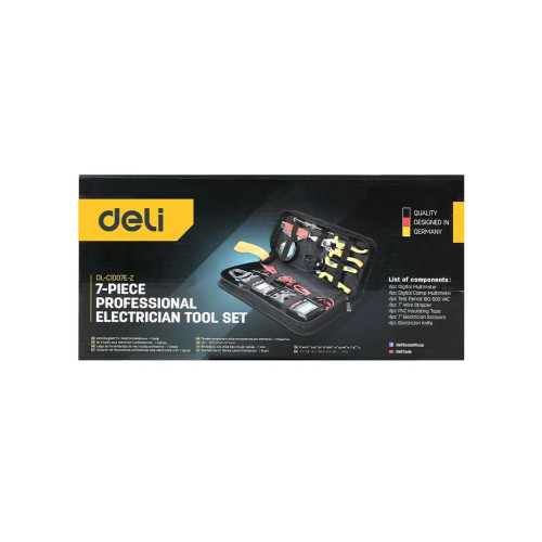 Набір інструментів Deli для електрика 7 шт. (EDL-C1007E-Z) – Deli (вид 2)