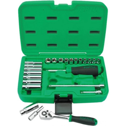 Набор инструментов Toptul в кейсі 1/4" 24од. (GCAI2403) – TOPTUL (вид 1)