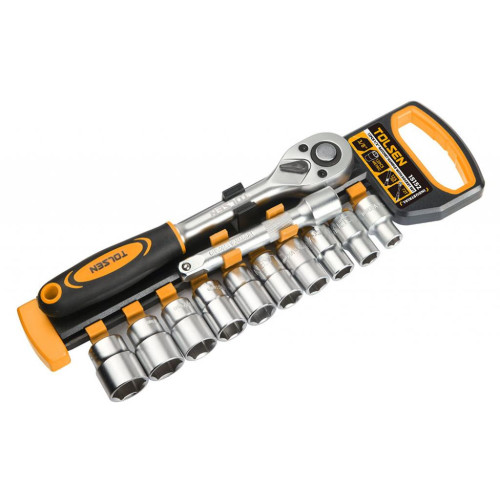 Набір інструментів Tolsen "ПРОФІ" головок торцевих 1/2" 12 предметів (15152) – Tolsen