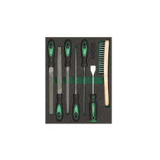 Напильник Toptul в ложементе 7шт. (GVB0701)