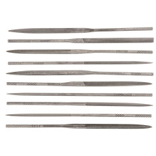 Набір напилків Topex игольчатые по металлу, набор 10 шт. (06A020)