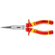 Плоскогубці Neo Tools подовжені, 200 мм, 1000 в, поліровані (01-225)