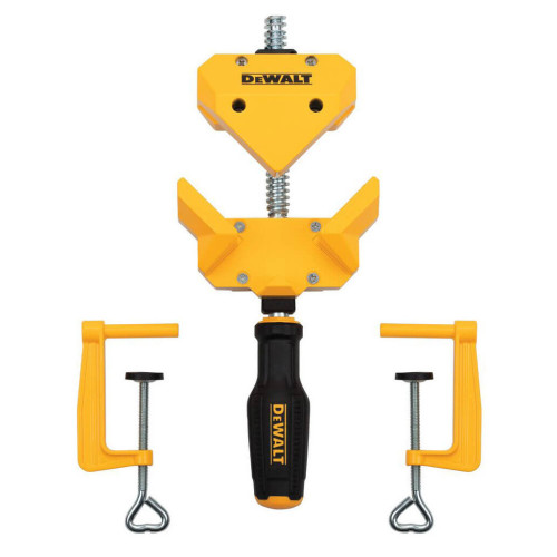 Струбцина DeWALT кутова, великого зусилля + 2 струбцини для кріплення до столу (DWHT83853-0) – Dewalt (вид 1)