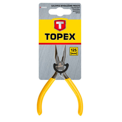 Плоскогубці Topex подовжені прямі, прецизійні, пружина розтискаюча (32D032) – Topex (вид 1)