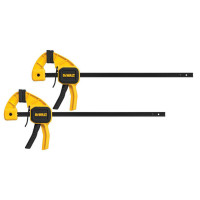 Струбцина DeWALT "M" триггерные (быстрозажимные), 300мм, давление 63 кг, 2 шт. (DWHT0-83158)