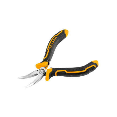 Плоскогубцы Tolsen мини-долгогубцы загнутые 115 мм Эрго рукоятки (10353) – Tolsen