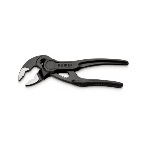 Клещи KNIPEX COBRA XS переставні з фіксатором, 28 мм (1"), под ключ 24 мм, L-100 мм, Cr-V (87 00 100) – KNIPEX (вид 1)