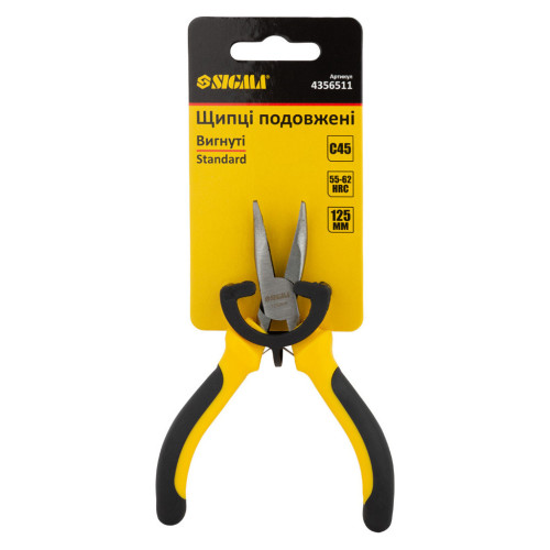 Плоскогубці Sigma довгогубці вигнуті 125мм Standard (4356511) (4356511) – Sigma (вид 2)