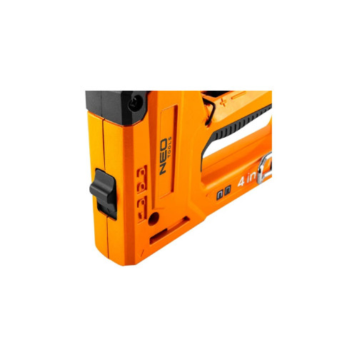 Степлер строительный Neo Tools алюминиевый, 4 в 1, 6-14 мм, тип скоб J, G, L, E, регулировк (16-030) – Neo Tools (вид 1)