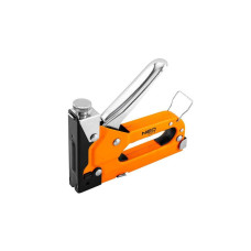 Степлер строительный Neo Tools 3 в 1, 4-14 мм, тип скоб G, L, E, регулировка забивания скоб (16-031)