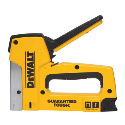 Степлер строительный DeWALT Heavy Duty для скоб типа "G" 6-14мм, гвоздей типа "J" 12, 15мм. (DWHTTR350-0) – Dewalt