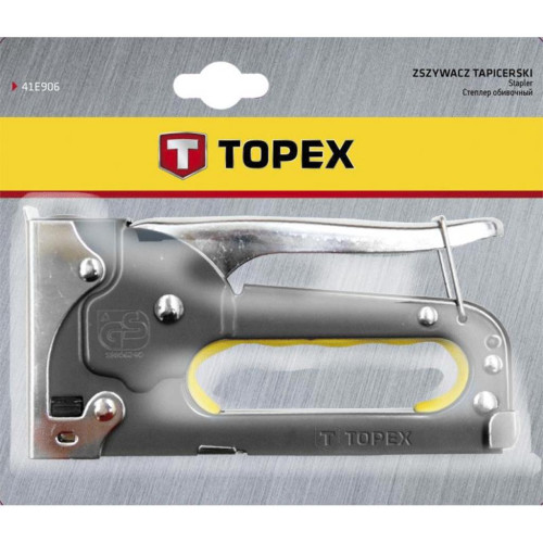 Степлер строительный Topex 6-8 мм, скобы J (41E903) – Topex (вид 1)