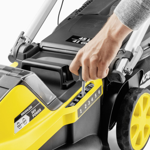 Газонокосарка Karcher LMO 5-18 Dual 18V, 41см, 25-70мм (без АКБ та ЗП) (1.445-430.0) – Karcher (вид 1)