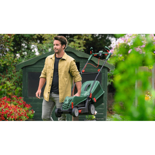 Газонокосарка Bosch UniversalRotak 37-555 1400Вт, 37см, 40л, 27-50мм, 15.5кг (0.600.8A6.501) – BOSCH (вид 1)