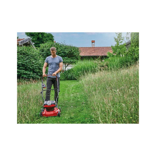 Газонокосарка Einhell GE-CM 36/48 Li M - Solo, 36В, PXC, 48 см, мульчування (без АКБ і ЗП) (3413054) – Einhell (вид 1)