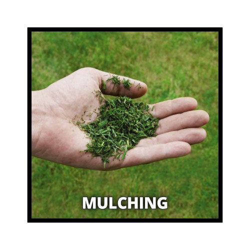 Газонокосарка Einhell GE-CM 36/48 Li M - Solo, 36В, PXC, 48 см, мульчування (без АКБ і ЗП) (3413054) – Einhell (вид 2)