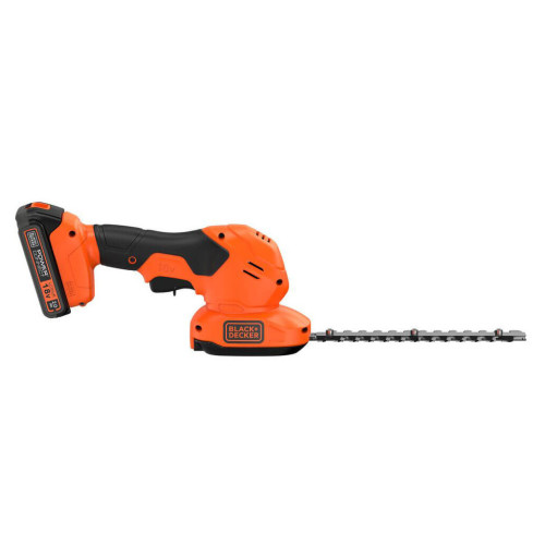 Кущоріз Black&Decker 18 В, 2Ah, насадки- 20 см/8 мм, 10 см/18 мм, (BCSS18D1) – BLACK&DECKER (вид 3)