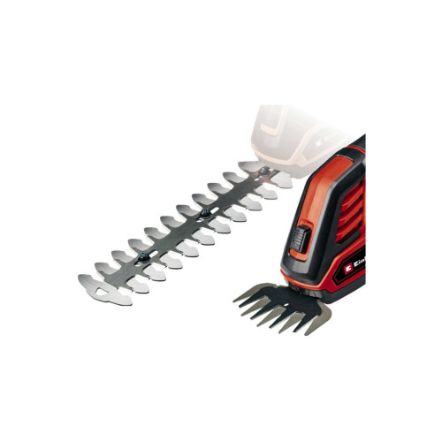 Кущоріз Einhell GE-CG 18/100 Li T - Solo, 18В, PXC, леза 100/200 мм, телескоп. ручка, 0.7 кг (без АКБ та ЗП) (3410310) – Einhell (вид 1)