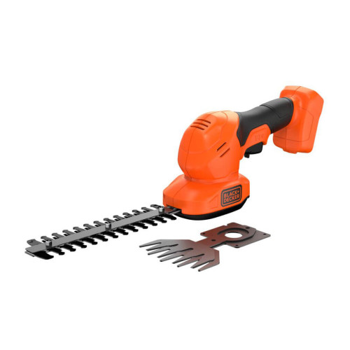 Кущоріз Black&Decker 18V, насадки - 20 см/8 мм, 10 см/18 мм (без АКБ та ЗП) (BCSS18B) – BLACK&DECKER
