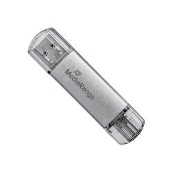 USB флеш накопичувач Mediarange 32GB Silver USB 3.0 / Type-C (MR936)