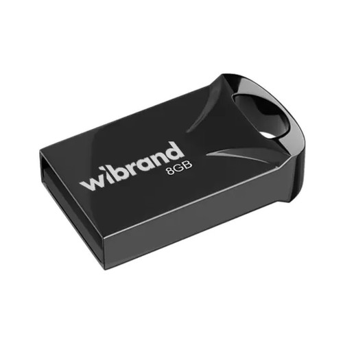 USB флеш накопичувач Wibrand 8GB Hawk Black USB 2.0 (WI2.0/HA8M1B) – Wibrand