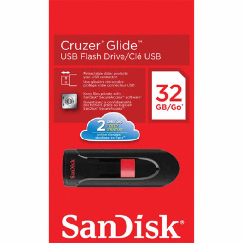 USB флеш накопитель SanDisk 32Gb Cruzer Glide (SDCZ60-032G-B35) – SANDISK (вид 2)