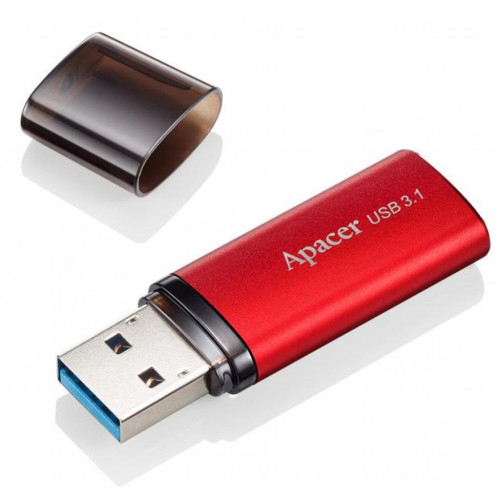 USB флеш накопичувач Apacer 128GB AH25B Red USB 3.1 Gen1 (AP128GAH25BR-1) – APACER (вид 2)