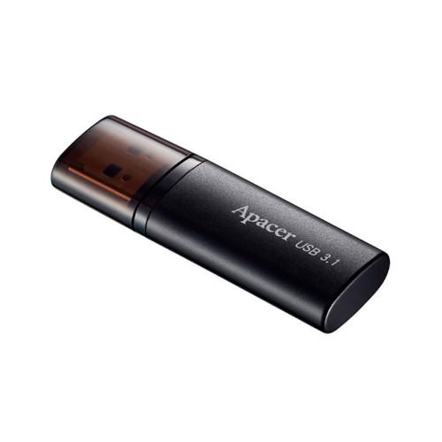 USB флеш накопитель Apacer 128GB AH25B Black USB 3.1 (AP128GAH25BB-1) – APACER