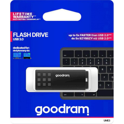 USB флеш накопитель Goodram 128GB UME3 Black USB 3.0 (UME3-1280K0R11) – GOODRAM (вид 2)